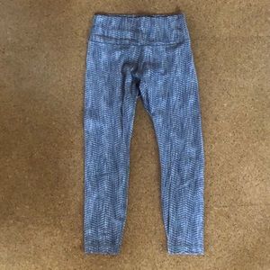 Lululemon patterned leggings